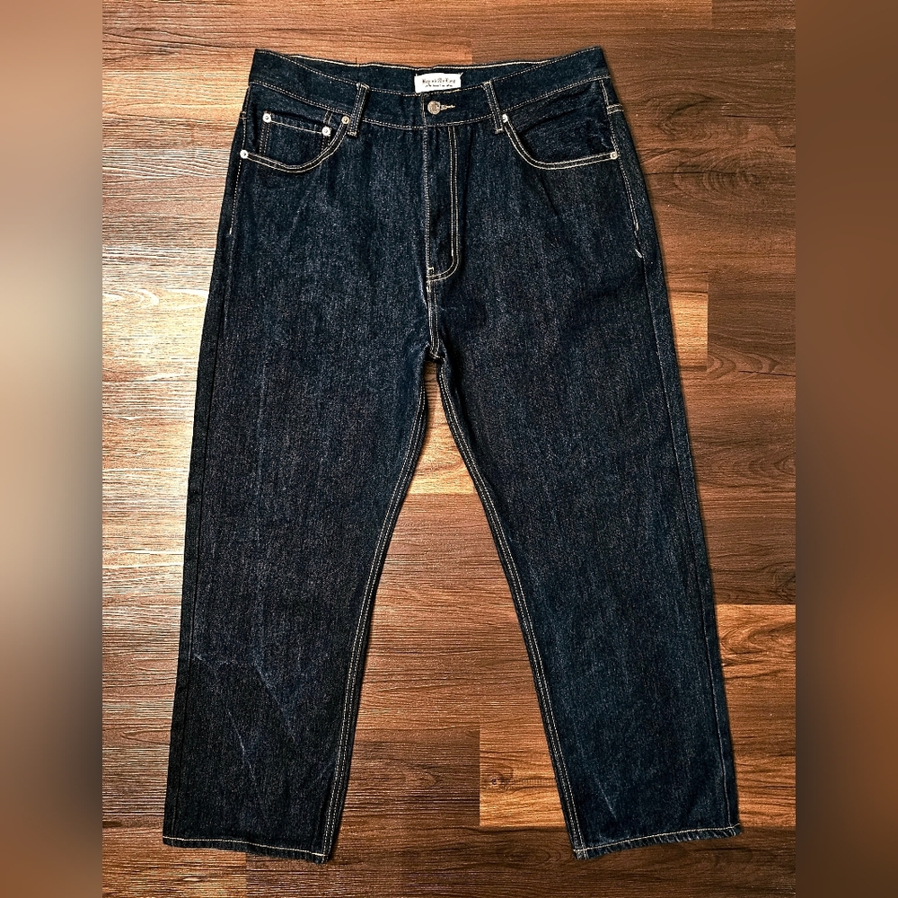Beyond the Limit 35x28 Baggy/Relaxed Blue Dark Wash Jeans